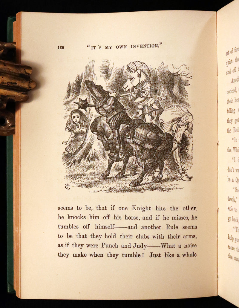 1895 Rare Book - Through the Looking-Glass, and What Alice Found There by Lewis Carroll.