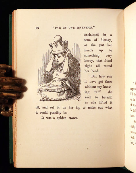 1895 Rare Book - Through the Looking-Glass, and What Alice Found There by Lewis Carroll.
