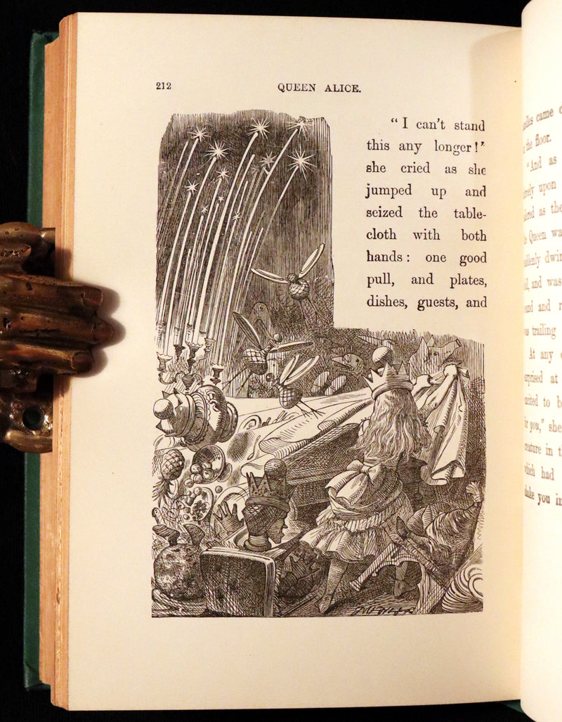 1895 Rare Book - Through the Looking-Glass, and What Alice Found There by Lewis Carroll.