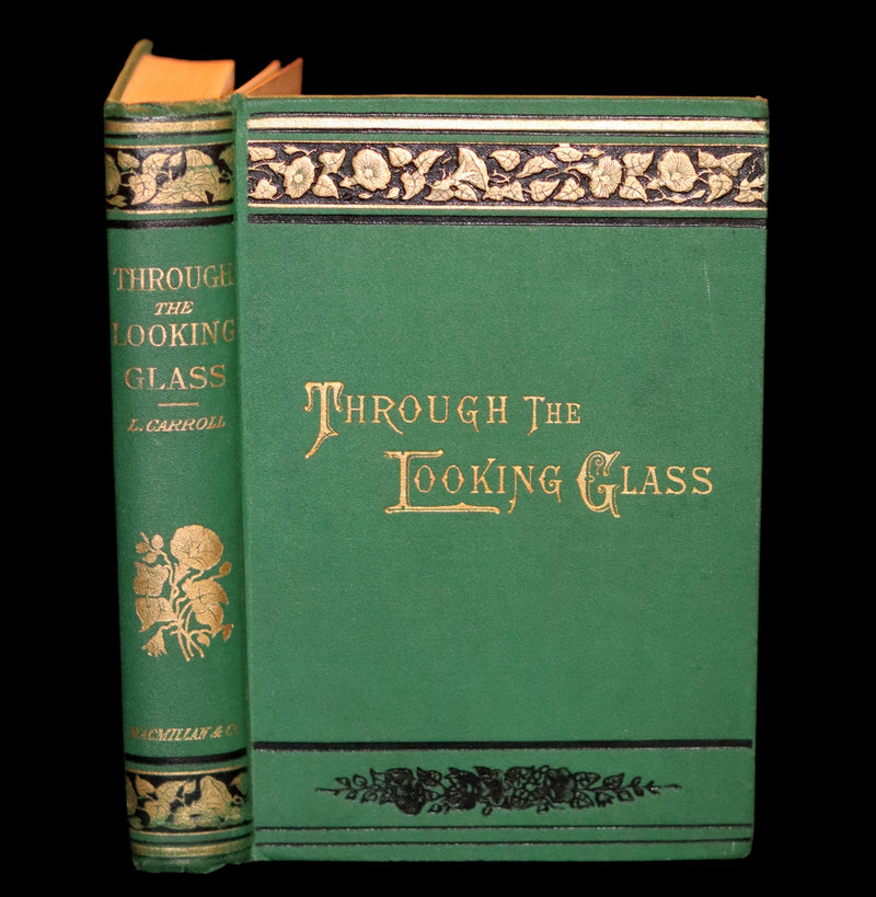 1895 Rare Book - Through the Looking-Glass, and What Alice Found There by Lewis Carroll.