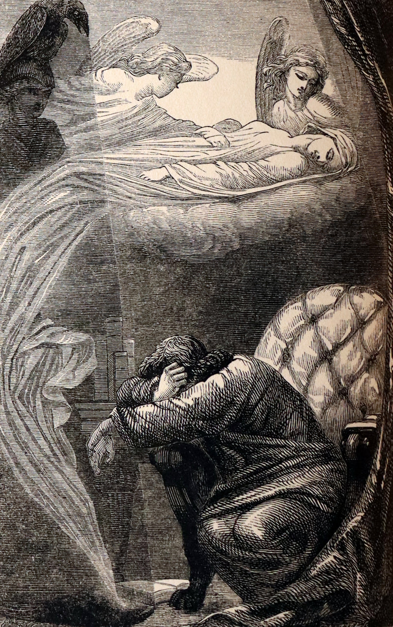 1853 Scarce Fine Book - The Poetical Works of EDGAR ALLAN POE bound by SANGORSKI & SUTCLIFFE.