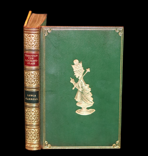 1931 "Miniature Edition" bound by RIVIERE - Through the Looking-Glass and What Alice Found There by Lewis Carroll.
