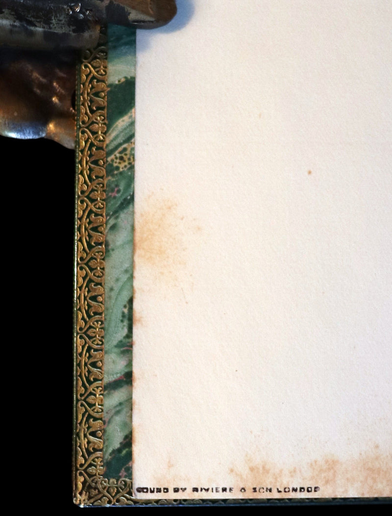 1931 "Miniature Edition" bound by RIVIERE - Through the Looking-Glass and What Alice Found There by Lewis Carroll.