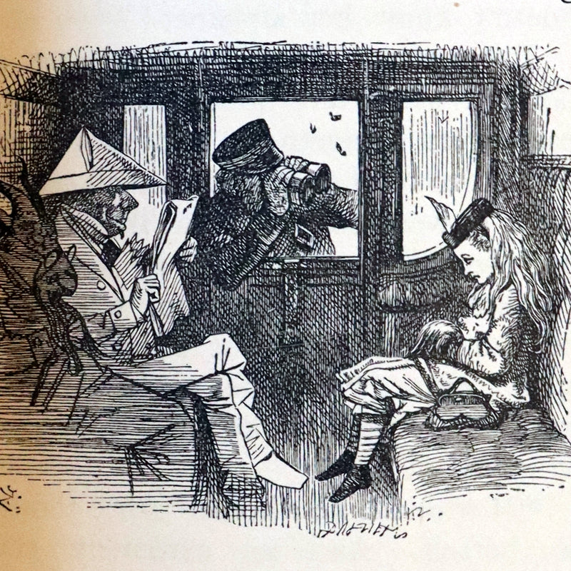 1931 "Miniature Edition" bound by RIVIERE - Through the Looking-Glass and What Alice Found There by Lewis Carroll.