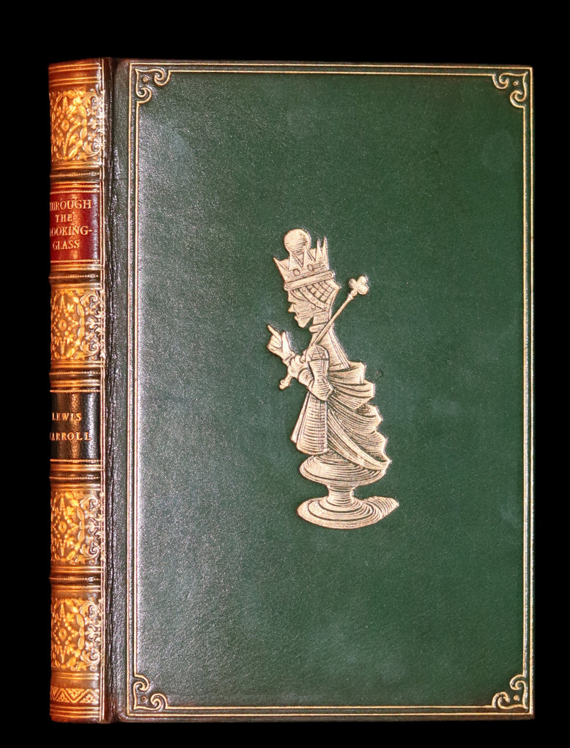 1931 "Miniature Edition" bound by RIVIERE - Through the Looking-Glass and What Alice Found There by Lewis Carroll.