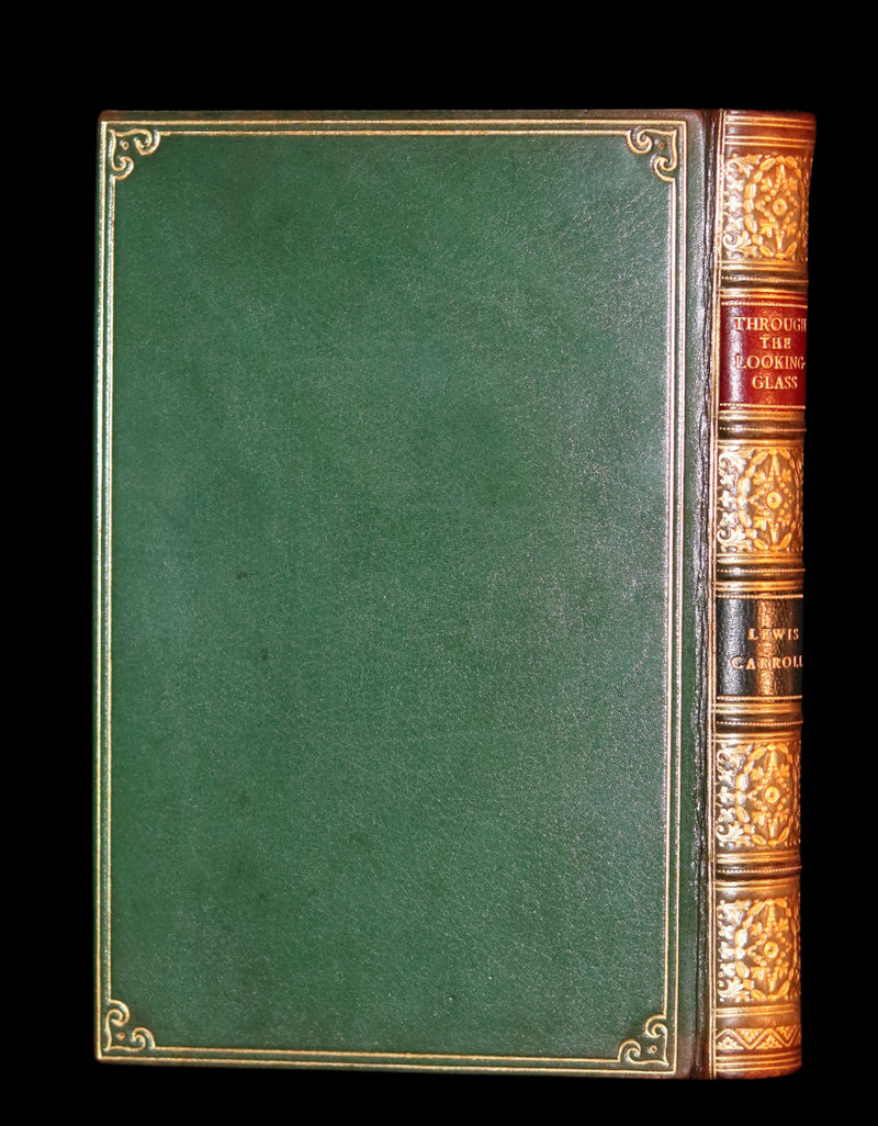 1931 "Miniature Edition" bound by RIVIERE - Through the Looking-Glass and What Alice Found There by Lewis Carroll.