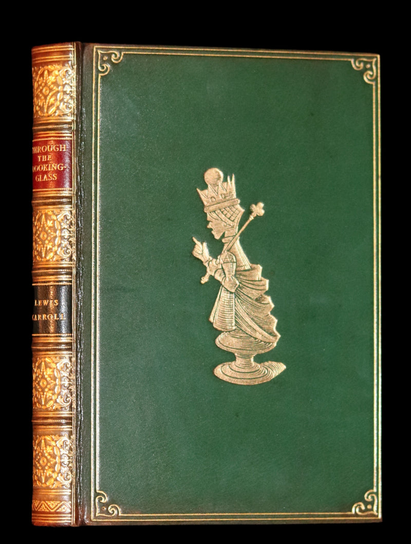 1931 "Miniature Edition" bound by RIVIERE - Through the Looking-Glass and What Alice Found There by Lewis Carroll.