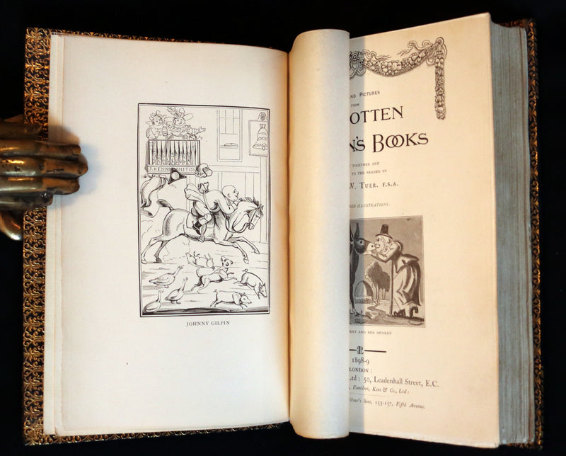 1898 Rare First Edition bound by Bayntun - Pictures from Forgotten Children's Books by Tuer.