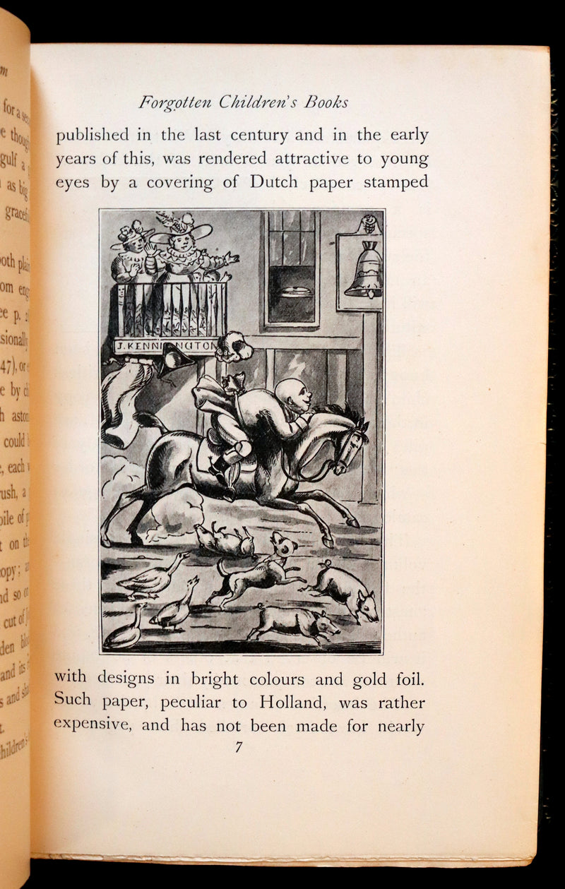 1898 Rare First Edition bound by Bayntun - Pictures from Forgotten Children's Books by Tuer.
