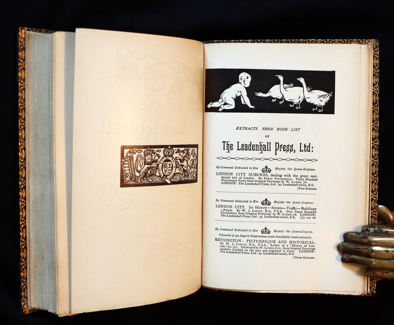 1898 Rare First Edition bound by Bayntun - Pictures from Forgotten Children's Books by Tuer.