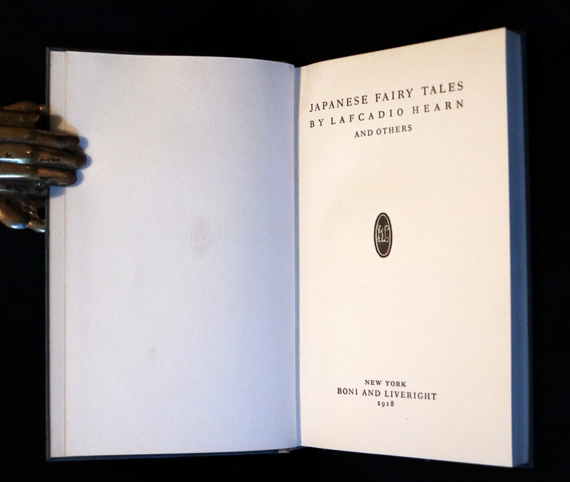 1918 Scarce Edition - Japanese Fairy Tales by Lafcadio Hearn. First Edition.