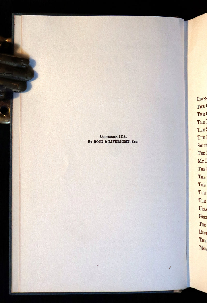 1918 Scarce Edition - Japanese Fairy Tales by Lafcadio Hearn. First Edition.