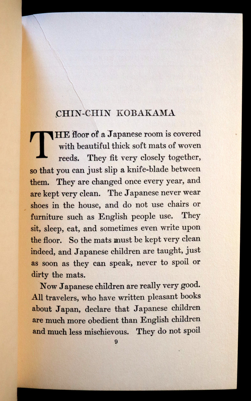 1918 Scarce Edition - Japanese Fairy Tales by Lafcadio Hearn. First Edition.