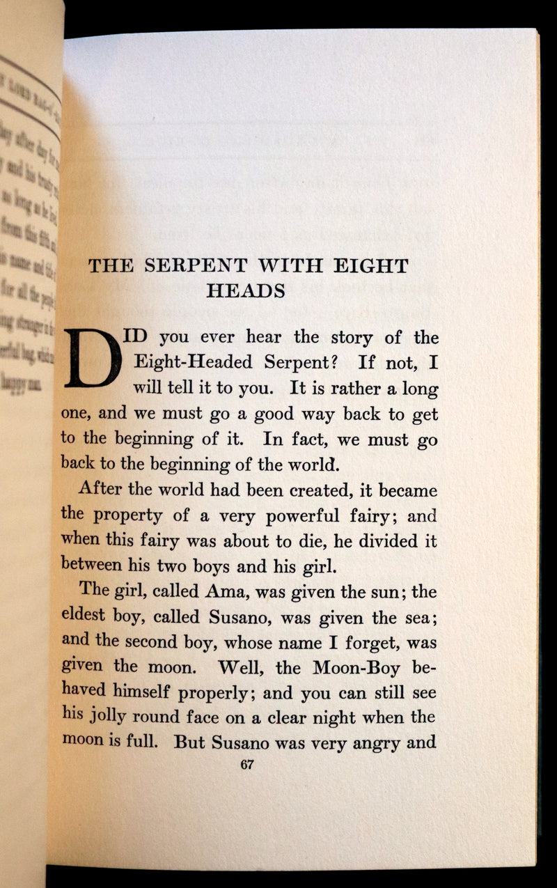 1918 Scarce Edition - Japanese Fairy Tales by Lafcadio Hearn. First Edition.