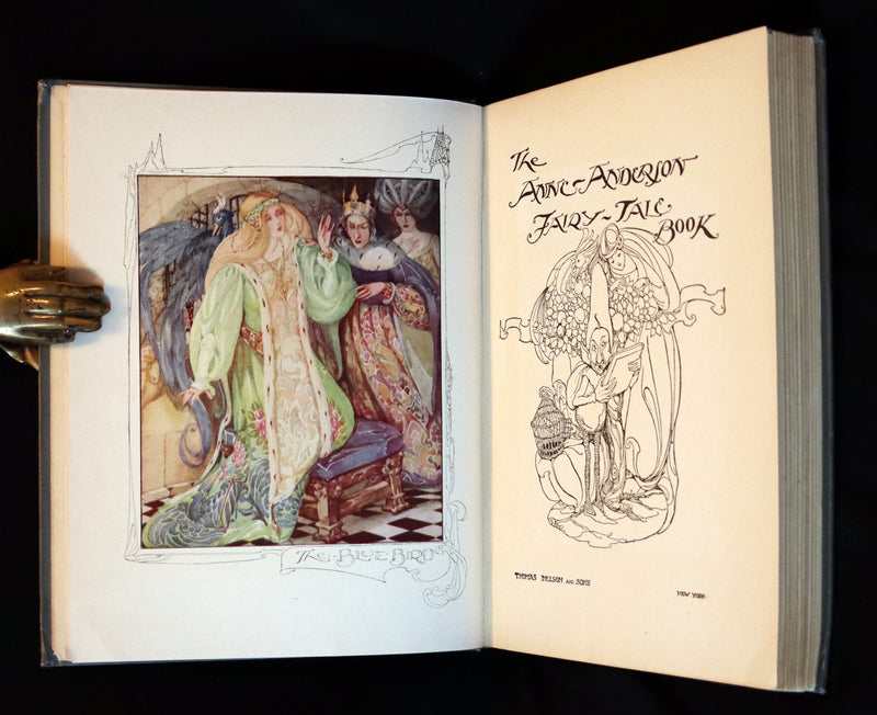 1923 Scarce First Edition - The Anne-Anderson Fairy-Tale Book. Color Illustrated.
