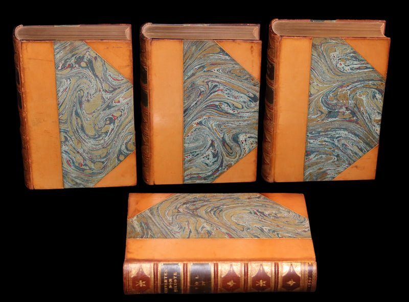 1892 Rare Book set ~ The History of the Ingenious Gentleman Don Quixote of La Mancha (4 vols).