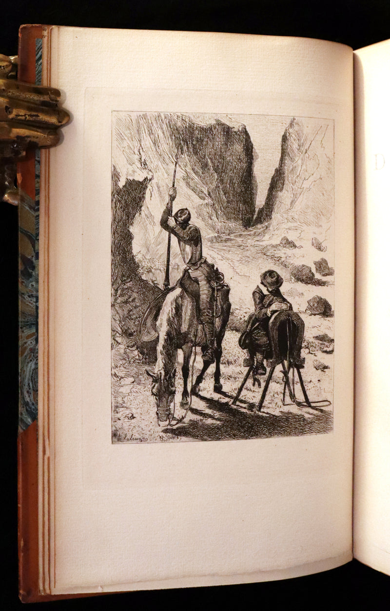 1892 Rare Book set ~ The History of the Ingenious Gentleman Don Quixote of La Mancha (4 vols).