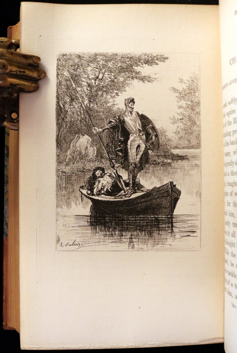1892 Rare Book set ~ The History of the Ingenious Gentleman Don Quixote of La Mancha (4 vols).