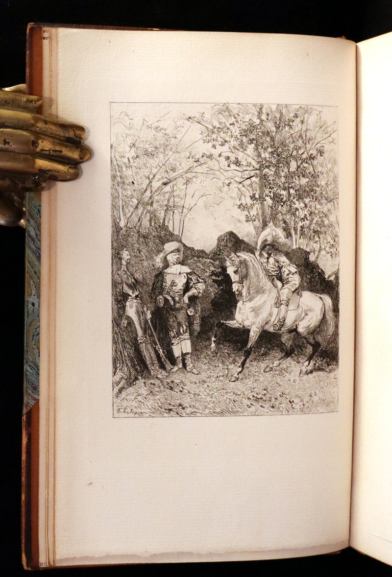 1892 Rare Book set ~ The History of the Ingenious Gentleman Don Quixote of La Mancha (4 vols).