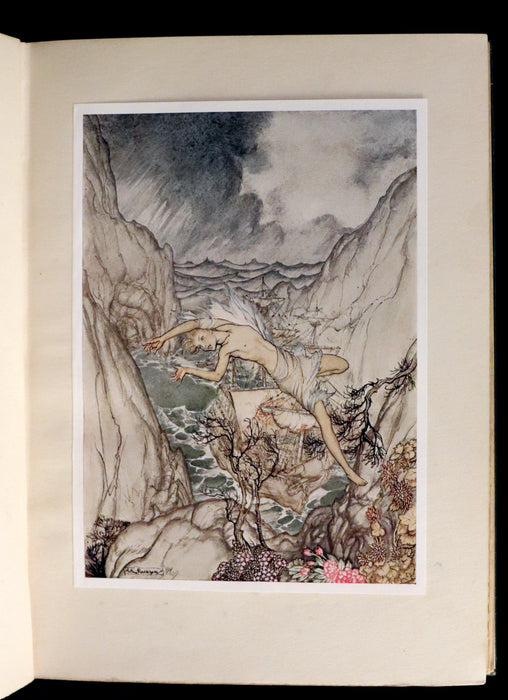 1926 Rare First Edition - THE TEMPEST by Shakespeare illustrated by Arthur RACKHAM.