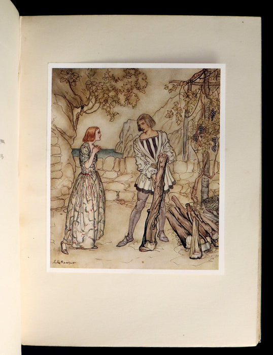 1926 Rare First Edition - THE TEMPEST by Shakespeare illustrated by Arthur RACKHAM.