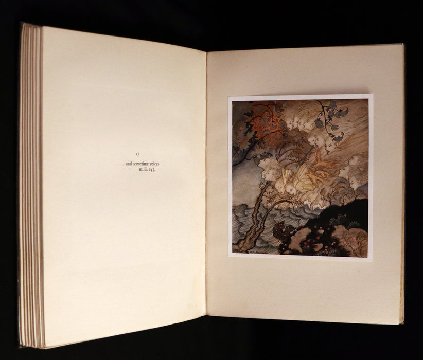 1926 Rare First Edition - THE TEMPEST by Shakespeare illustrated by Arthur RACKHAM.