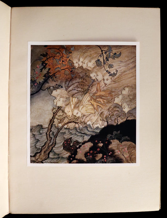 1926 Rare First Edition - THE TEMPEST by Shakespeare illustrated by Arthur RACKHAM.