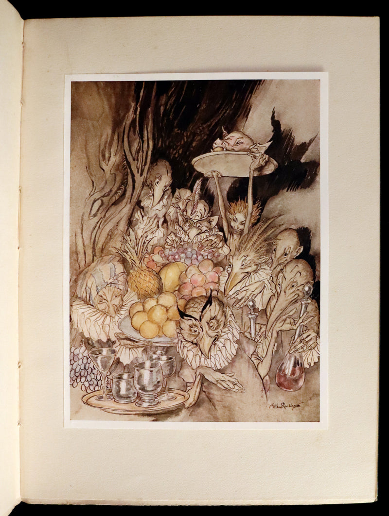 1926 Rare First Edition - THE TEMPEST by Shakespeare illustrated by Arthur RACKHAM.