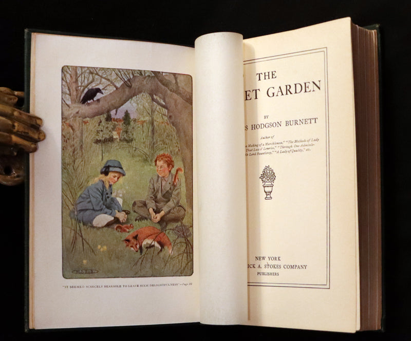 1911 Rare First Edition Book - The Secret Garden by F. H. Burnett Illustrated by Maria Louise Kirk.