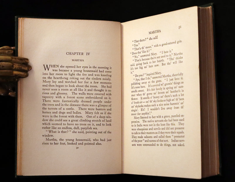 1911 Rare First Edition Book - The Secret Garden by F. H. Burnett Illustrated by Maria Louise Kirk.