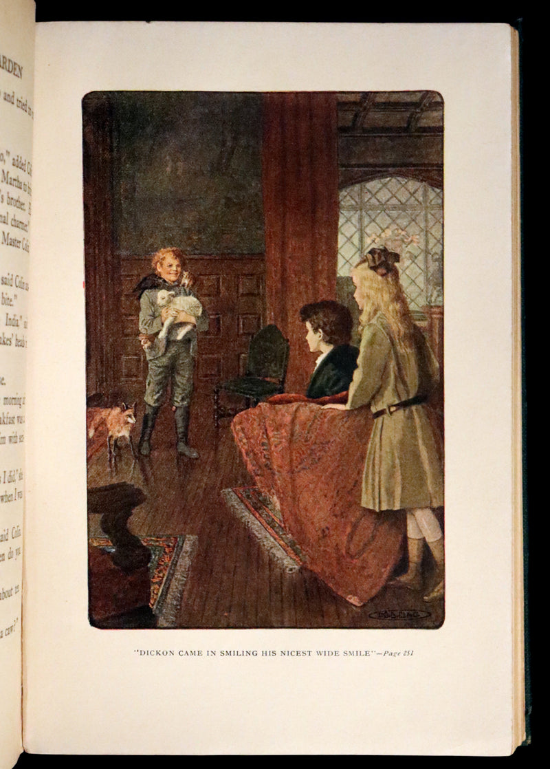 1911 Rare First Edition Book - The Secret Garden by F. H. Burnett Illustrated by Maria Louise Kirk.