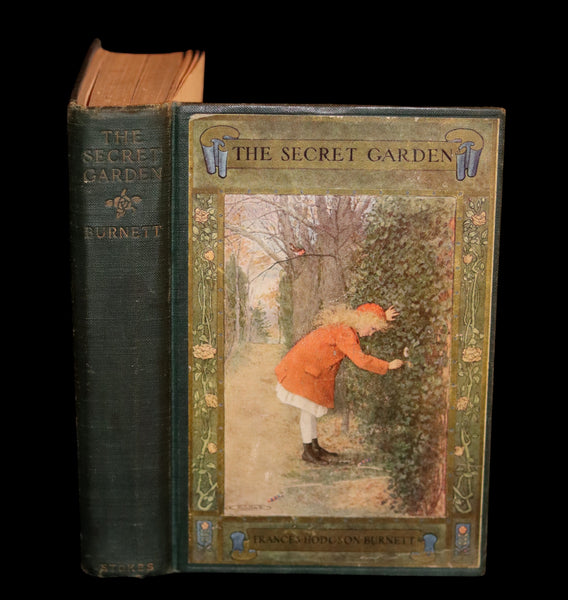 1911 Rare First Edition Book - The Secret Garden by F. H. Burnett Illustrated by Maria Louise Kirk.