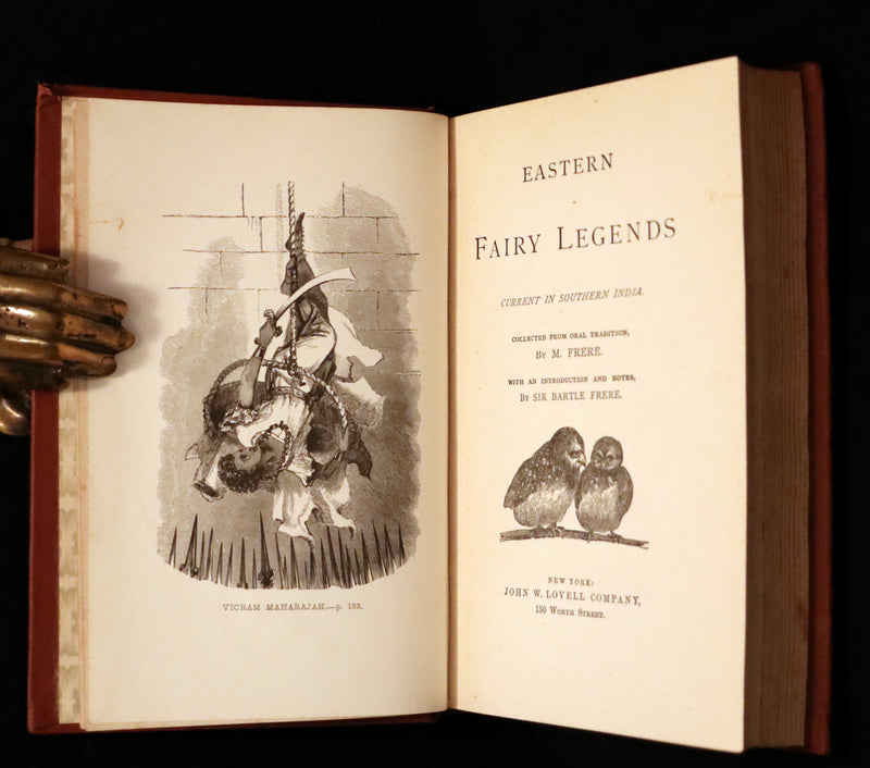 1870 Rare Book - Eastern Fairy Legends Current in Southern India by Mary Eliza Isabella Frere.