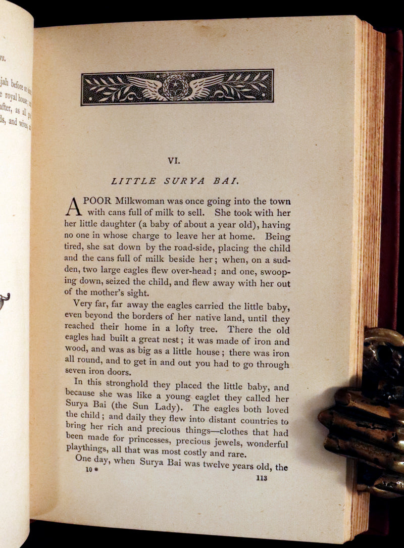 1870 Rare Book - Eastern Fairy Legends Current in Southern India by Mary Eliza Isabella Frere.