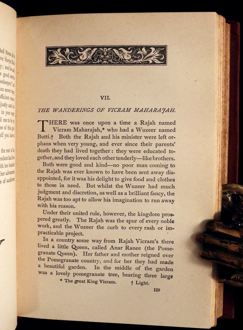 1870 Rare Book - Eastern Fairy Legends Current in Southern India by Mary Eliza Isabella Frere.