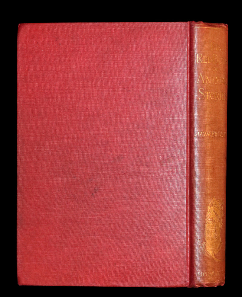 1899 Rare 1stED - The RED BOOK of ANIMAL STORIES by Andrew Lang Illustrated by H.J. Ford.
