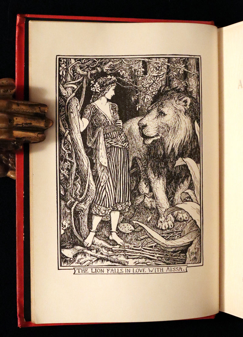 1899 Rare 1stED - The RED BOOK of ANIMAL STORIES by Andrew Lang Illustrated by H.J. Ford.