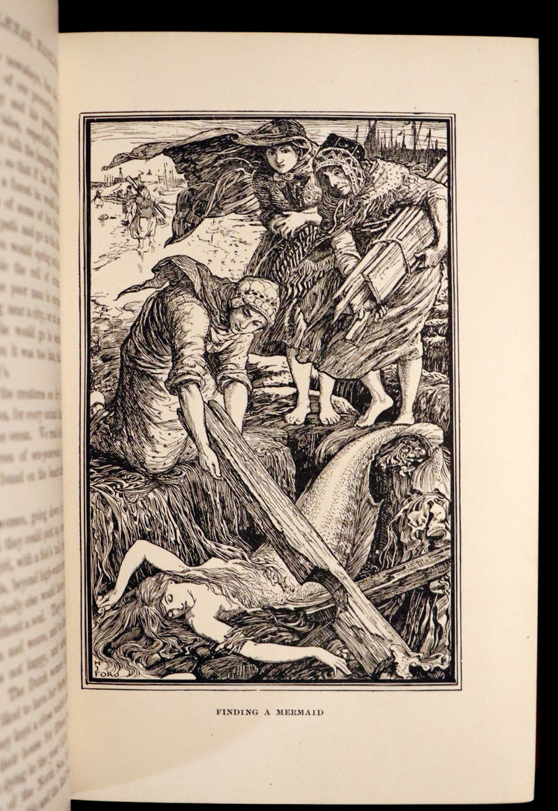 1899 Rare 1stED - The RED BOOK of ANIMAL STORIES by Andrew Lang Illustrated by H.J. Ford.