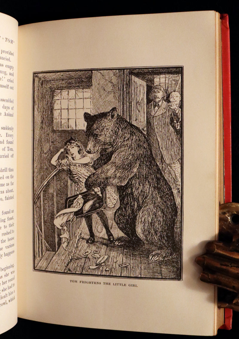 1899 Rare 1stED - The RED BOOK of ANIMAL STORIES by Andrew Lang Illustrated by H.J. Ford.