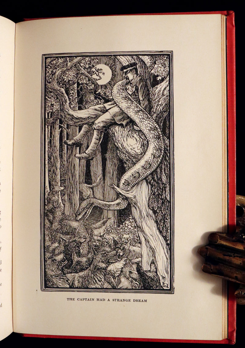 1899 Rare 1stED - The RED BOOK of ANIMAL STORIES by Andrew Lang Illustrated by H.J. Ford.