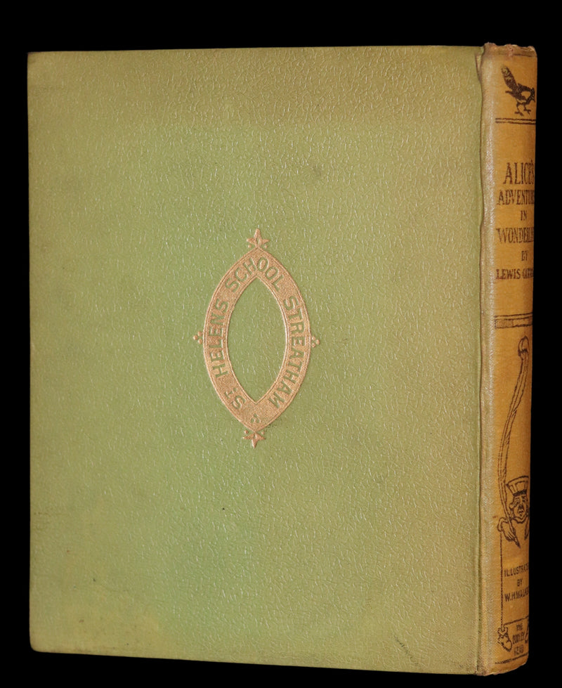 1930 Scarce Book - ALICE in Wonderland color illustrated by William Henry Walker.