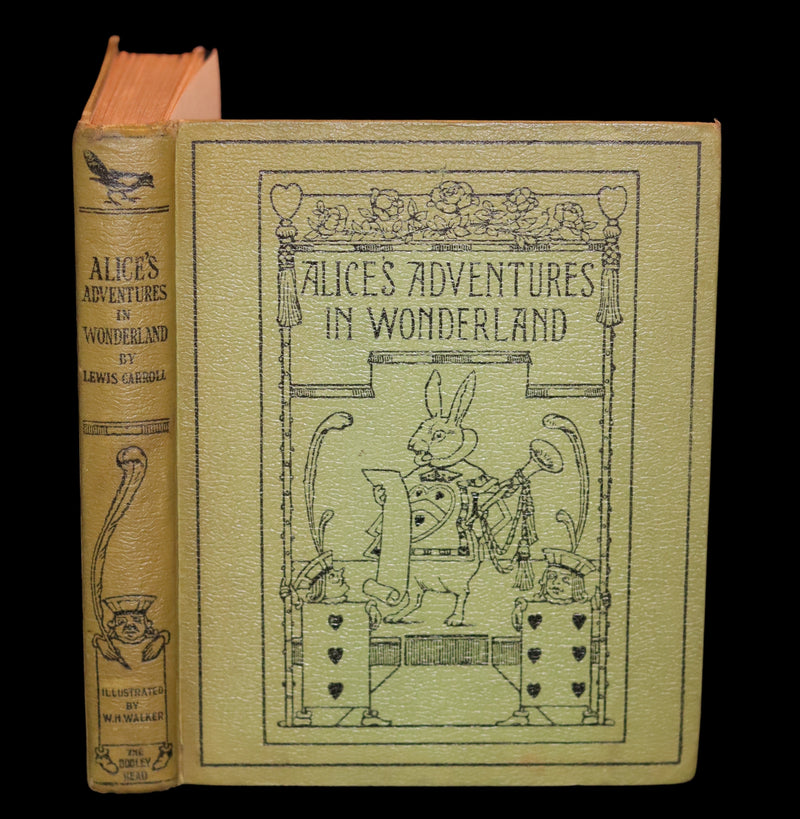 1930 Scarce Book - ALICE in Wonderland color illustrated by William Henry Walker.