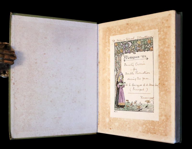 1930 Scarce Book - ALICE in Wonderland color illustrated by William Henry Walker.