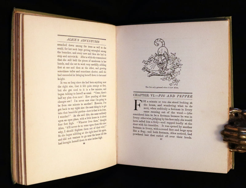 1930 Scarce Book - ALICE in Wonderland color illustrated by William Henry Walker.