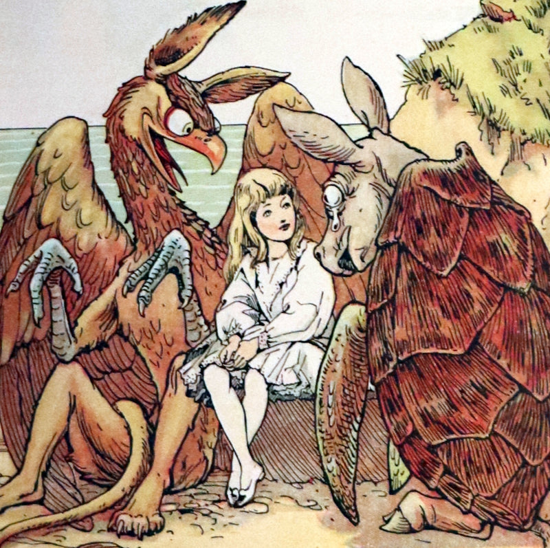 1930 Scarce Book - ALICE in Wonderland color illustrated by William Henry Walker.