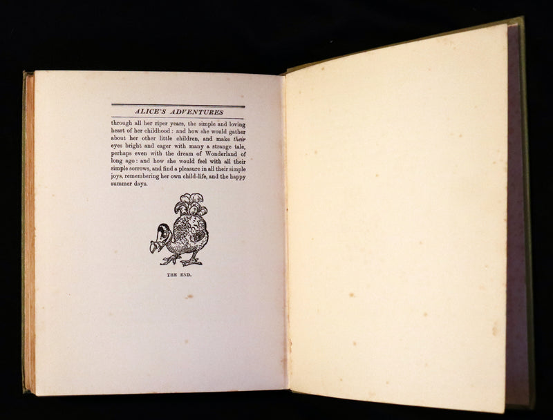 1930 Scarce Book - ALICE in Wonderland color illustrated by William Henry Walker.