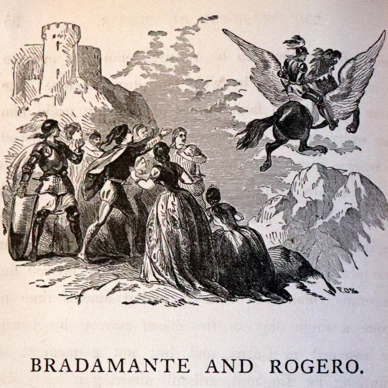 1862 Rare First Edition - Legends of CHARLEMAGNE or Romance of the Middle Ages by Thomas Bulfinch.
