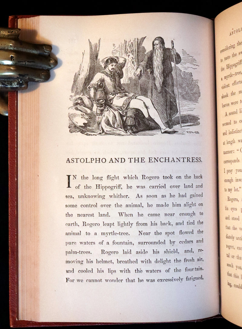1862 Rare First Edition - Legends of CHARLEMAGNE or Romance of the Middle Ages by Thomas Bulfinch.