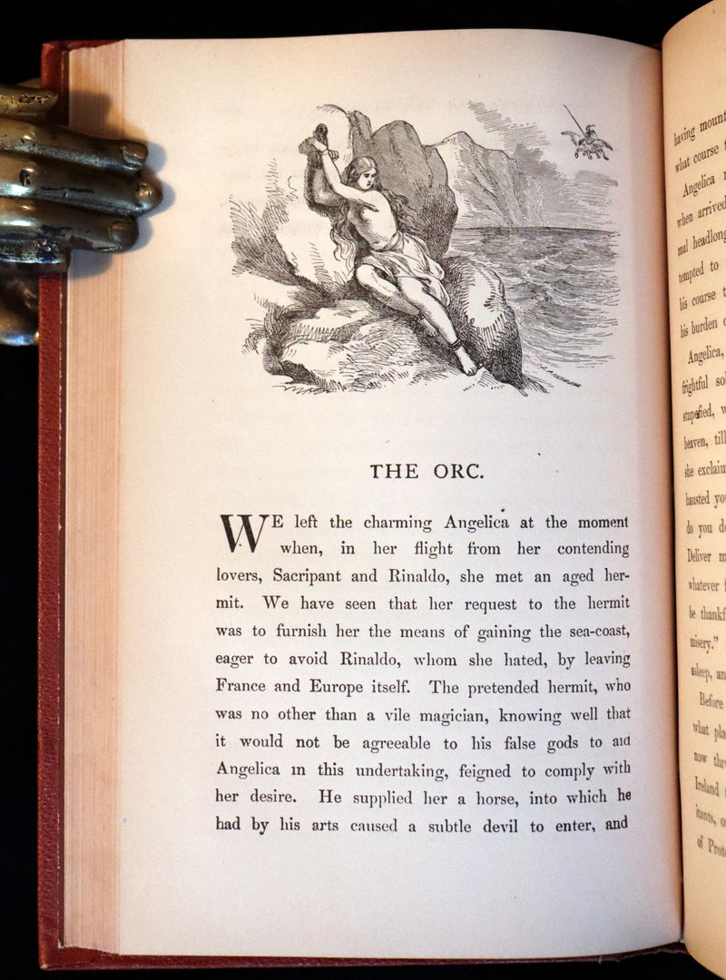 1862 Rare First Edition - Legends of CHARLEMAGNE or Romance of the Middle Ages by Thomas Bulfinch.