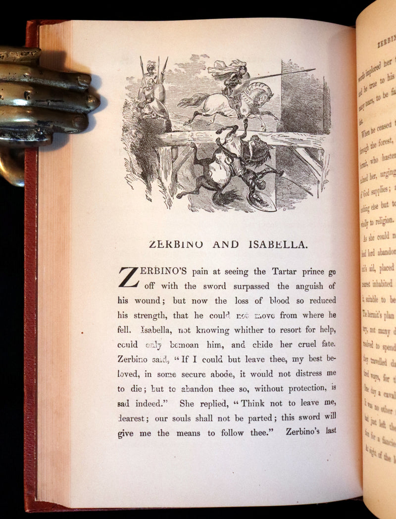 1862 Rare First Edition - Legends of CHARLEMAGNE or Romance of the Middle Ages by Thomas Bulfinch.